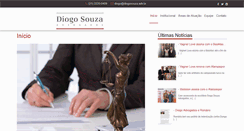 Desktop Screenshot of diogosouza.adv.br
